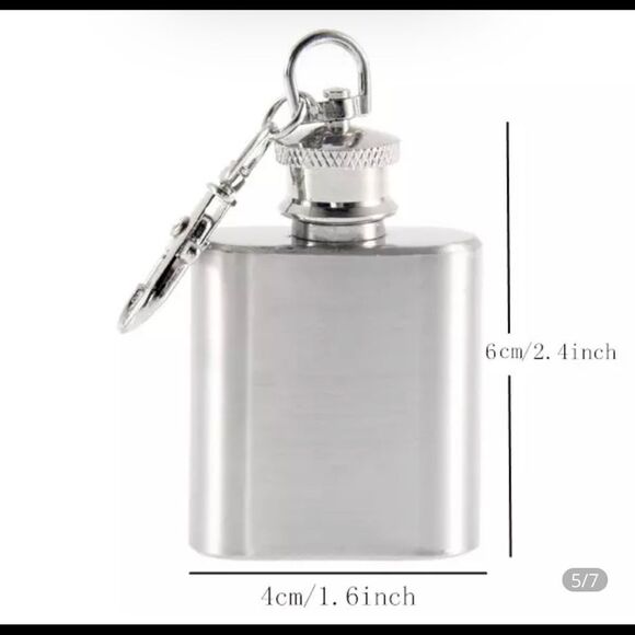 ( Flask) MINI KEY CHAIN FLASK - Picture 3 of 6